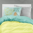 thumbnail image 2 of Carolines Treasures BB7619PILLOWCASE Welcome Friends Buff Cocker Spaniel Fabric Standard Pillowcase Standard multicolor, 2 of 2