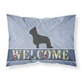 thumbnail image 1 of Carolines Treasures BB5530PILLOWCASE Briard Welcome Fabric Standard Pillowcase, 1 of 2
