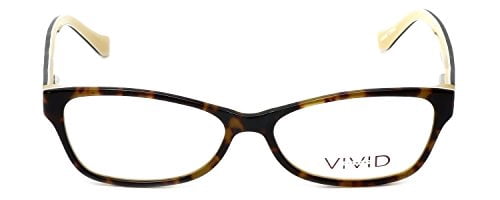 Calabria Splash 59 by Vivid Designer Reading Glasses 54 mm Demi Brown +0.75