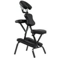 thumbnail image 2 of Gymax Portable Pad Travel Massage Tattoo Spa Chair PU Leather, 2 of 7