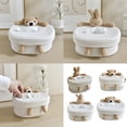 Cotton Bear/Rabbits Tissue Box Covers Practical Tissue Storage Box