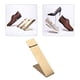thumbnail image 4 of Expositor de zapatos de acero inoxidable pulido, estante de cuero para calzado deportivo. Titanio, 4 of 8