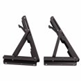 thumbnail image 5 of 2PCS Metal Folding Shelf Brackets Wall Mounted Collapsible Triangular Stand for Table Work, 5 of 5