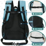 PetAmi Dog Backpack Carrier, Airline Approved Cat Backpacks For Carrying Small Large Cats, Pet Carrier Back Pack, Ventilated Soft Sided for Travel, Hiking, Camping, Max 18 lbs, Turquoise