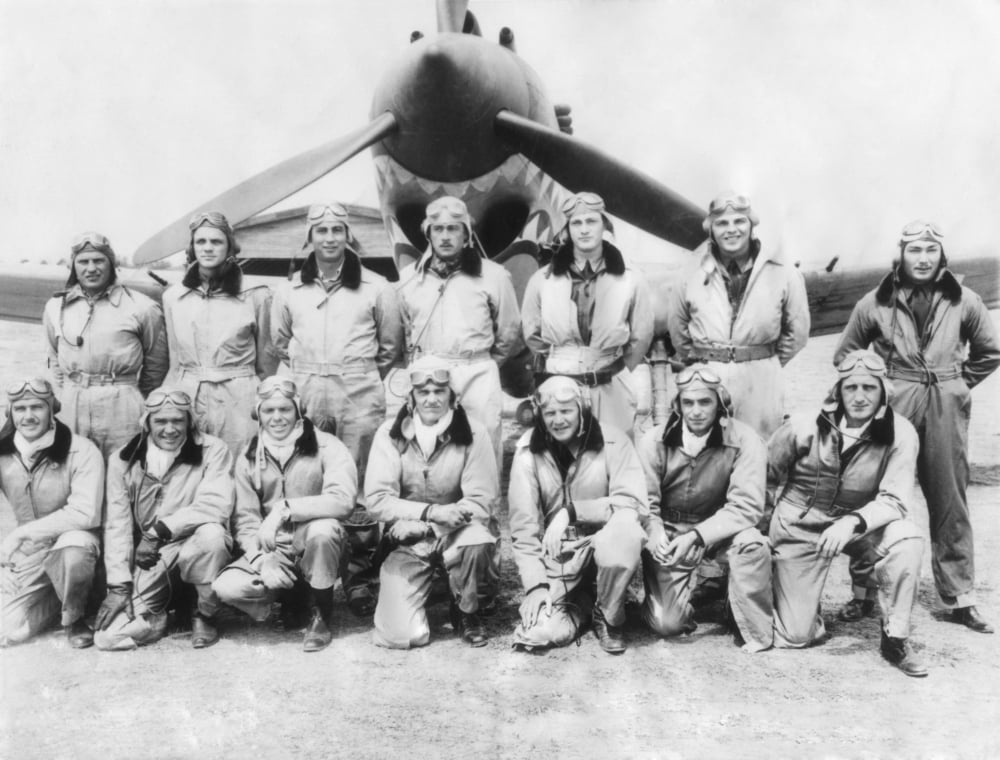 Pilots Of The Flying Tigers History (24 x 18)