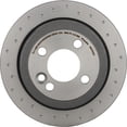 thumbnail image 2 of Brembo KTX0160; Brake Kit; Ceramic Brake Pads; 259 Millimeter Xtra Solid Cross Drilled High Carbon Cast Iron One Piece Rotor; With Rotors/ Pads/ Anti-Rattle Spring/ Mounting Hardware, 2 of 3