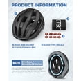 thumbnail image 4 of VICTGOAL Adult Bike Helmet for Men Women, Lightweight Adjustable Road Bicycle Helmet with Magnetic Buckle for Commuting and Cycling, 4 of 7