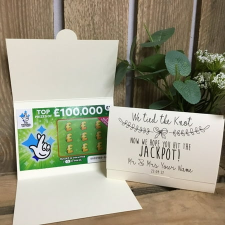 

Card Holder. Wedding Favour Idea. Lottery Ticket Wallet. Personalised Favor. We tied the Knot