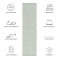 thumbnail image 6 of SAFAVIEH Courtyard Evander Geometric Indoor/Outdoor Runner Rug, Ivory/Green, 2'3" x 12', 6 of 10