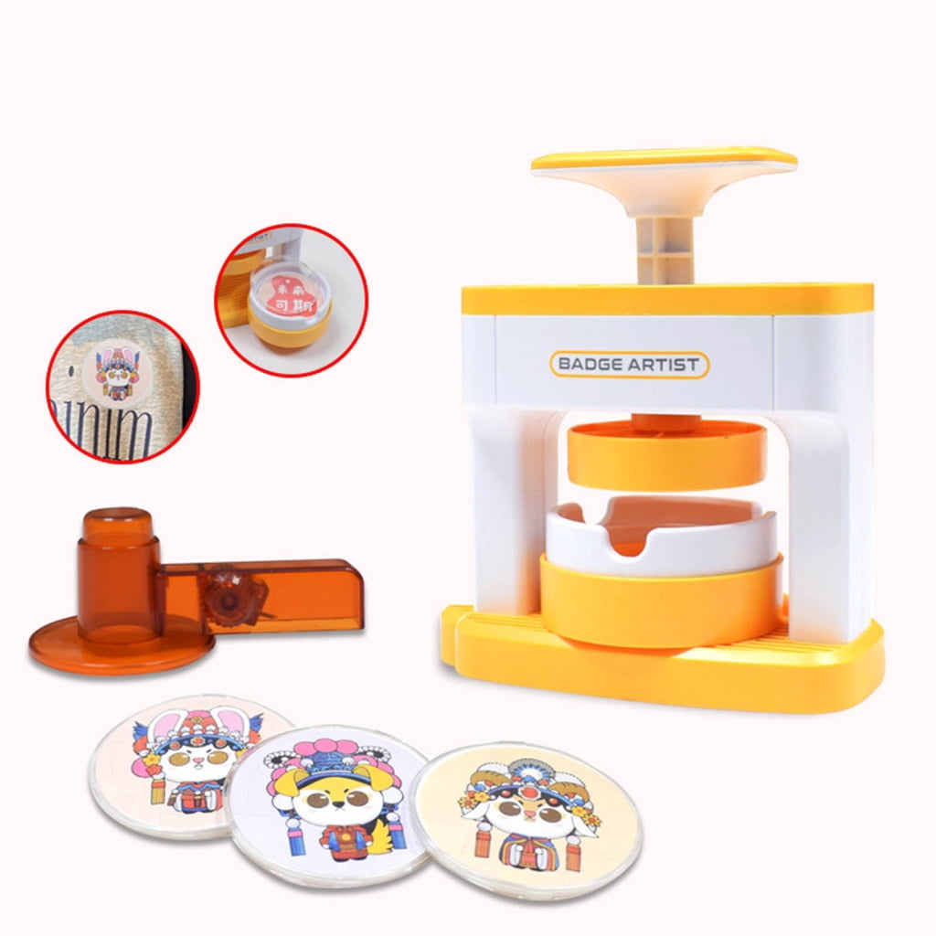 CIYISON Badge Maker Machine Pin Button Maker Press Machine with Strong Card Press Function for Quality and Stability Button