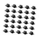 thumbnail image 1 of 30 clips organizadores, sujetacables, clips negros para colocar debajo de escritorios y televisores,, 1 of 9