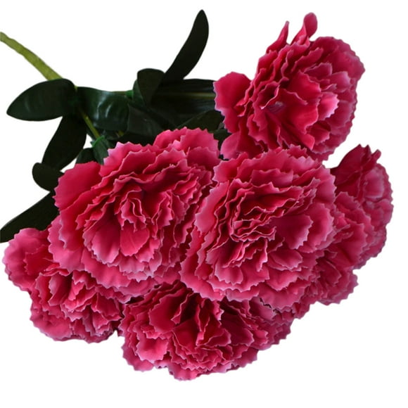 Xingzhi 7-head Romantic Artificial Flower Cloth Plastic Simulation Floral Decoration Office Living Room Bedroom Flowers Type 4 1Set