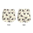 thumbnail image 3 of Daiia Funny Chicken Pattern Women's 2 in 1 Running Shorts - Lightweight Athletic Workout Gym Yoga Shorts Liner with Phone Pockets-XX-Large, 3 of 7