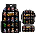 thumbnail image 1 of Stumble Guys Crash Party Backpack Backpack Pencil Case Small Shoulder Bag Three-Piece Set, 1 of 2
