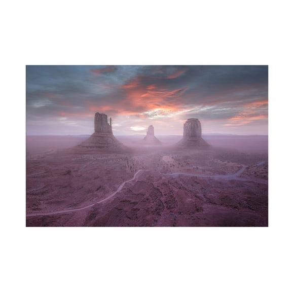 Trademark Fine Art Kai Dan Monument Valley Canvas Wall Art