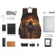 thumbnail image 4 of Balery Western Rainy Desert Cowboy Mochila Ligera para Hombres y Mujeres – Resistente y Impermeable, Ideal para la Escuela, el Trabajo, los Viajes y el Uso Diario, 4 of 7