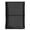 Black, variant on Men's Slim Pebbled Leather Tri-Fold Trifold Wallet - Cognac