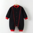 thumbnail image 2 of WEAIXIMIUNG Jean Jumpsuits Girls&Boy Long Sleeve Pullover Romper Sweatshirt Bodysuits Romper, 2 of 3