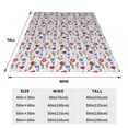 thumbnail image 3 of Vsdgher Tulips Flowers Ultra-Soft Micro flannel Blanket Throw Blankets for Couch Sofa, Bed (4 sizes)-60"x50", 3 of 7