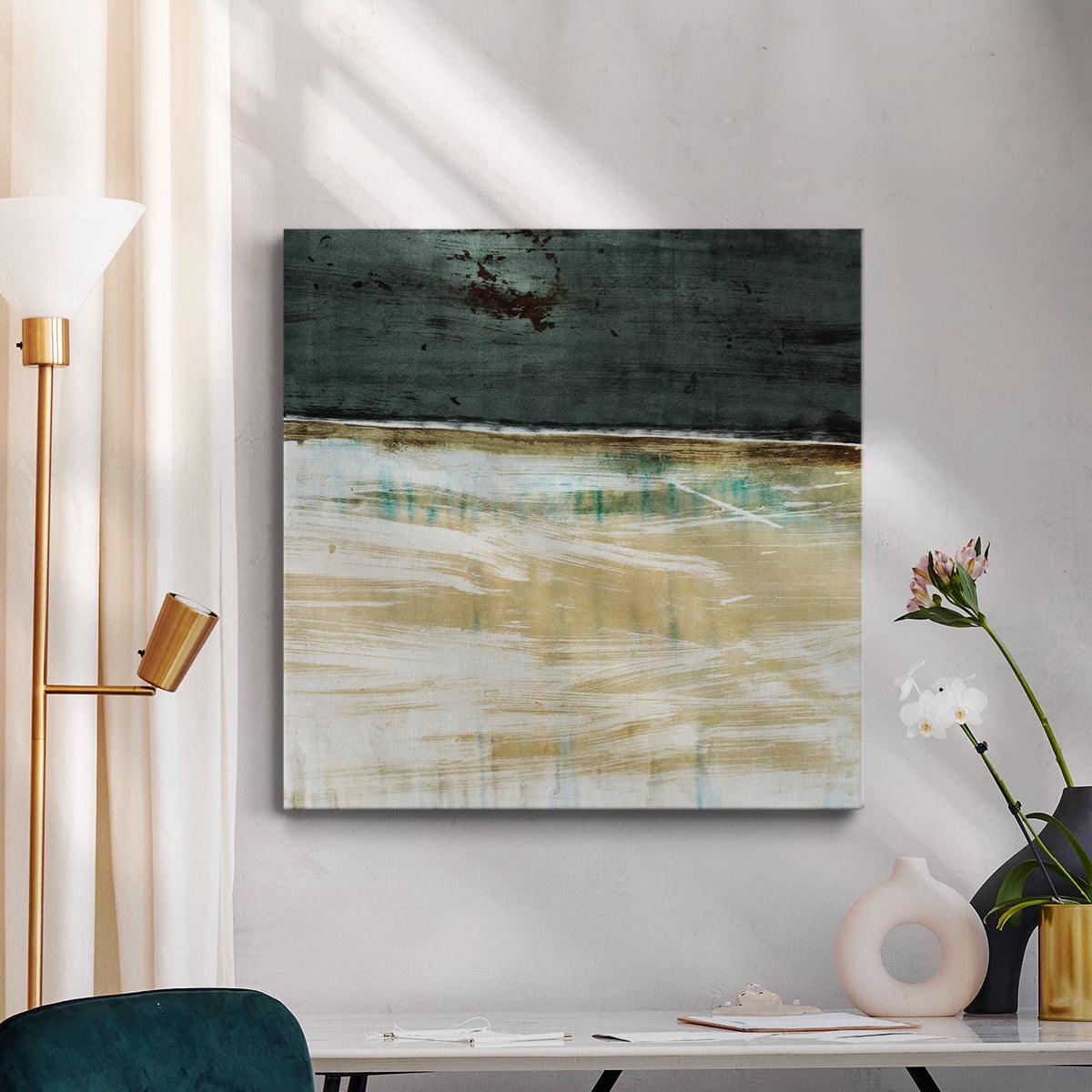 Wexford Home Late Summer Blooms II-Premium Gallery Wrapped Canvas, 16" x 16" - Ready to Hang