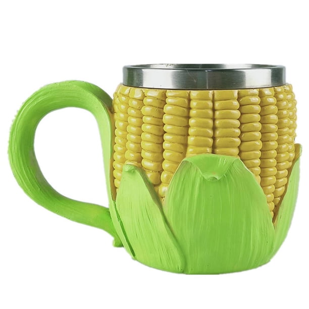 Taza de agua creativa en forma de fruta 3D, taza de cerveza de café de resina novedosa, personalidad única para decoración de hogar, oficina, Kits de equipo de elaboración de vino Numero 3 Bewildely HA026632-03