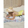 thumbnail image 6 of Beach Towel Sea Turtles Bath Pool Towels Ocean Fish Coral Seagrass Absorbent Beach Towel Soft Large Quick Dry Lightweight Camping Travel Sports Yoga Gym Swim Towels for Adult 35x70 Inch, 6 of 9