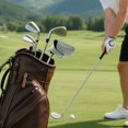 thumbnail image 7 of Haosy Spearmint Golf Mallet Putter Cover Strong Magnetic Leather Golf Club Headcover Closure, 7 of 7