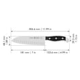 thumbnail image 4 of HENCKELS Statement 7-inch Hollow Edge Santoku Knife, 4 of 10