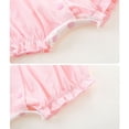 thumbnail image 7 of Beilxfa 100% Cotton Baby Girls' Summer Rompers 0-18M Newborn Infant Snap-Up Jumpsuit Flutter Sleeve Graphic Bodysuit, 7 of 7