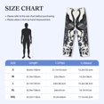 thumbnail image 2 of Salouo Artistic Black White Peacocks Print Pajama Pants for Men, Lounge Pants Elastic Waistband Casual Men's sleepwear Loungewear Sleep Pajama Pant -Medium, 2 of 7