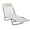 Cream White, variant on Folding Chaise Lounge Chair with Adjustable Back, Green Outdoor Reclining Pool Chair with Breathable Mesh Seat for Beach, Patio & Yard
