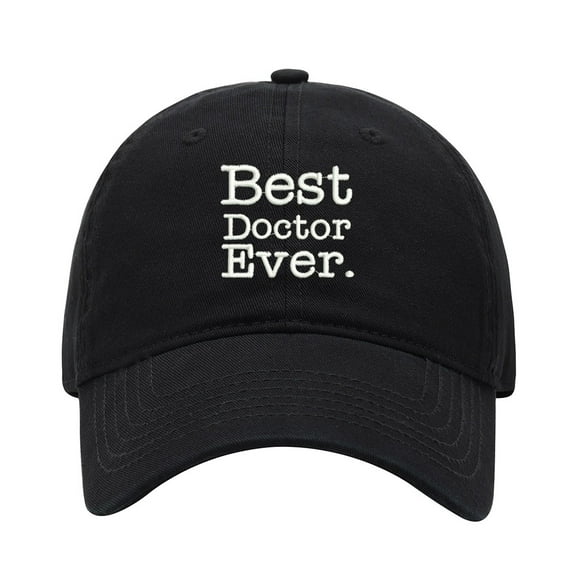 Baseball Cap Embroidered Hat for Best Doctor Ever Men's Adjustable Cotton Unisex Embroidery Baseball Caps