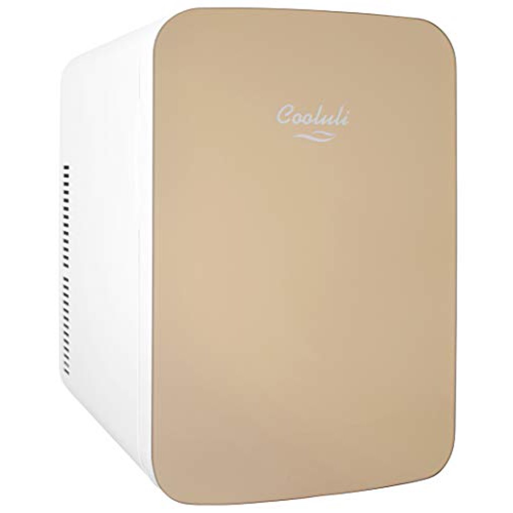 Cooluli Infinity Gold 15 Liter Compact Portable Cooler Warmer Mini