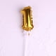 thumbnail image 4 of 10 globos de aluminio con números del 0 al 9 para decorar tartas, bodas, cumpleaños, fiestas, postres y asados (dorados), 4 of 7