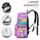 thumbnail image 4 of Los Casos de Criaturas-theme Backpack, Campus style schoolbag Bookbag with Adjustable Shoulder Straps And Large Zip Compartment, Unisex Travel Bags.42x30x15cm, 4 of 6