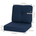 thumbnail image 5 of YEERSWAG 45x25 in Indoor Outdoor Deep Seat Cushion Set,Solid Waterproof Patio Chair Cushions Set for Outdoor Patio Furniture, 5 of 5