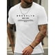 thumbnail image 1 of Camiseta de manga corta con cuello redondo y corte regular para hombre, con estampado de Brooklyn New York., 1 of 6