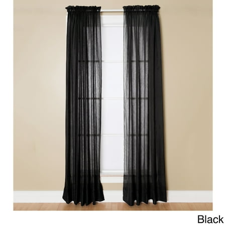 Miller Curtains Preston 63 Inch Rod Pocket Sheer Curtain Panel