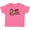 Hot Pink, variant on Inktastic Off To The Races with Cowgirl on Horse Girls Baby T-Shirt
