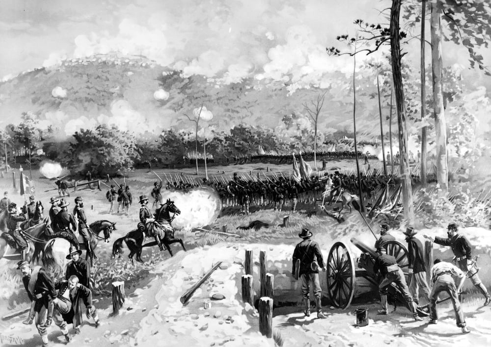 Kennesaw Mountain 1864 Nthe Battle Of Kennesaw Mountain Georgia 27 June