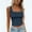 Navy, variant on Women's Ribbed Tank Tops，Workout Tank Tops Athletic Tank Tops Summer Tank Tops Cotton Ribbed Fitted Tank Top Basic Slim Fit Workout Shirts Summer Slim Basic Tee Shirts Cute Tank Tops