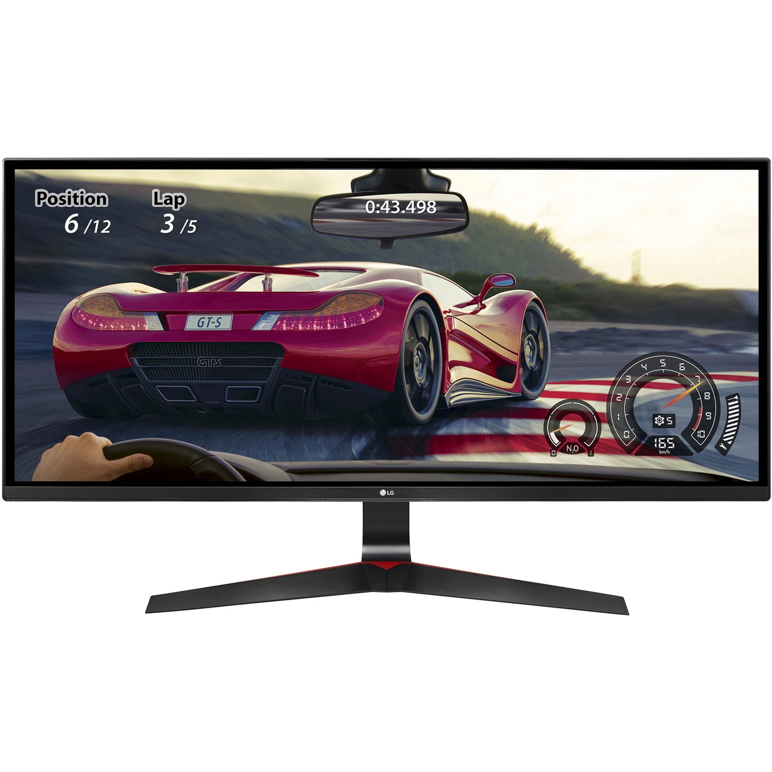 LG 34" IPS Panel UltraWide 2560x1080 DP USB-C 75hz 5ms AMD FREESYNC HD Gaming Monitor - 34UM69G-B