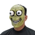 thumbnail image 2 of Masque d'alien aux yeux globuleux,Accessoire de costume d'Halloween unisexe pour adultes, par Way to Celebrate, 2 of 6
