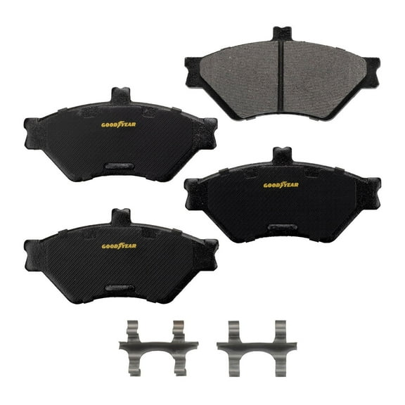 Goodyear Brakes GYD659 Premium Semi Metallic Automotive Vehicle Front Brake Pads