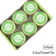 thumbnail image 2 of LA BELLEFÉE Citronella Scented Candles, 6-Pack Outdoor Candles in Green Tins, 15oz Total for Patio Garden Camping, 2 of 7