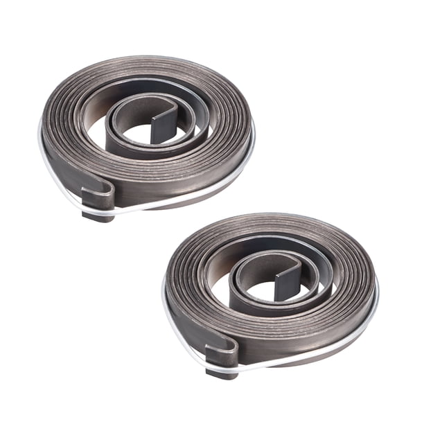 Conjunto de resorte de retorno de alimentación de quill de prensa de taladro 1540mm, 64x10x1.2mm, 2 piezas