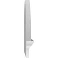 thumbnail image 4 of Ekena Millwork 60"W x 21-7/8"H x 2-3/4"P Segment Arch 3 Spoke Architectural Grade PVC Combination Pediment, 4 of 7