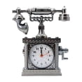 thumbnail image 1 of DOLITY Retro Telephone Desk Clock Model Ornament 16x5x19cm for Indoor Outdoor Decor B, 1 of 9