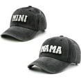 thumbnail image 2 of Mama and Mini Hats, Mommy and Me Hat, Mother Daughter Cap, Mom and Baby Matching Gift, Parent-Child Baseball Cap Set, 2 of 5