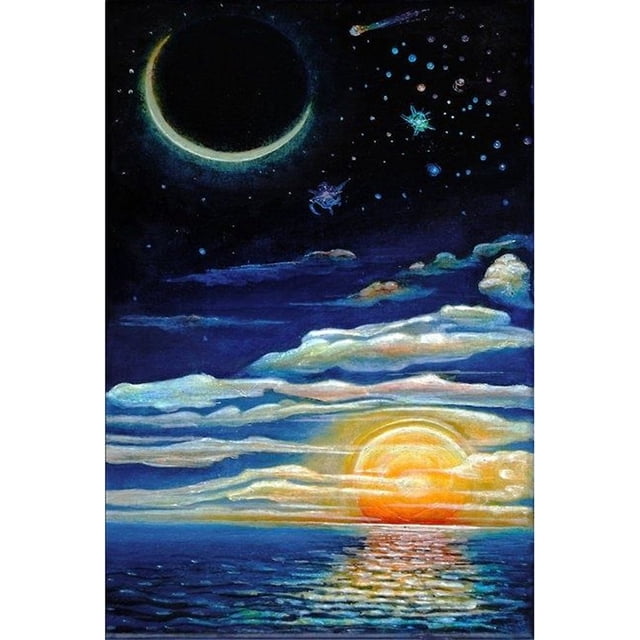 Taladro Pintura Diamante (DF3121) 5D DIY Paisaje Completo Punto de Cruz Kits de Mosaico (W1484) 40x50cm FLhrweasw Nuevo
